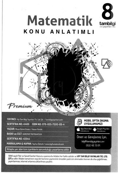 MATEMATİK KONU ANLATIMLI PREMİUM FotokoPink
