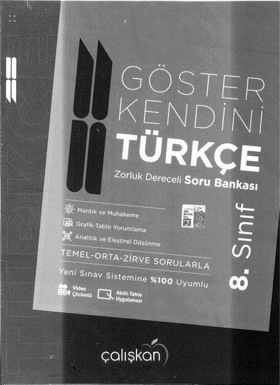 GÖSTER KENDİNİ TÜRKÇE SORU BANKASI FotokoPink
