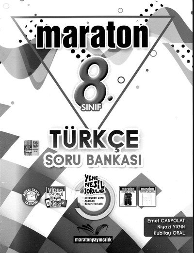 MARATON TÜRKÇE SORU BANKASI FotokoPink