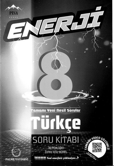 ENERJİ TÜRKÇE SORU KİTABI FotokoPink