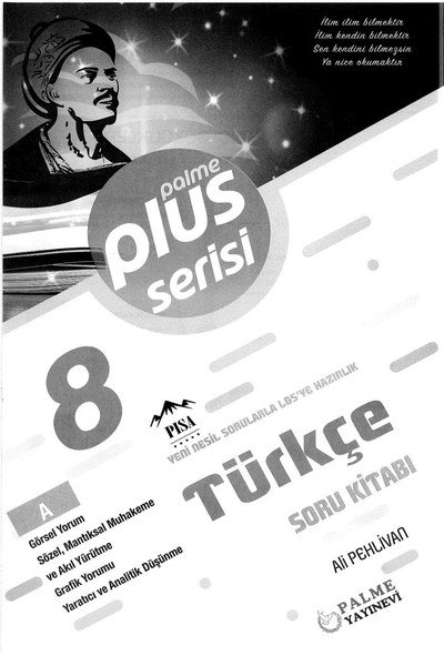 PLUS SERİSİ TÜRKÇE SORU KİTABI FotokoPink