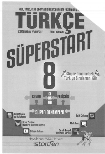 TÜRKÇE SORU BANKASI SÜPERSTART SÜPER DENEMELER FotokoPink