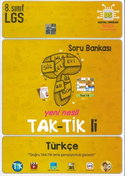 YENİ NESİL TAK-TİK'Lİ TÜRKÇE SORU BANKASI FotokoPink