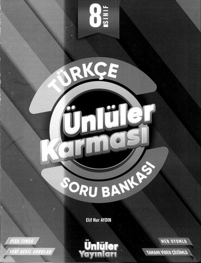 TÜRKÇE ÜNLÜLER KARMASI SORU BANKASI FotokoPink