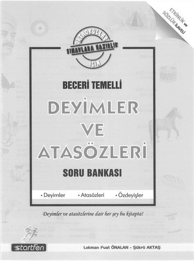 BECERİ TEMELLİ DEYİMLER VE ATASÖZLERİ SORU BANKASI FotokoPink