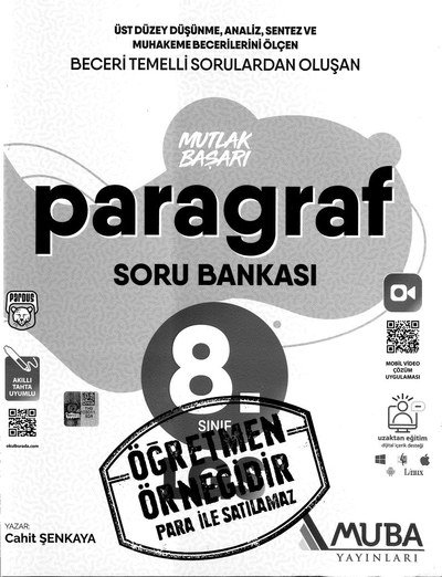 MUTLAK BAŞARI PARAGRAF SORU BANKASI FotokoPink