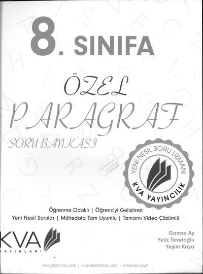 ÖZEL PARAGRAF SORU BANKASI FotokoPink