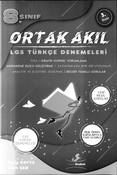 ORTAK AKIL LGS TÜRKÇE DENEMELERİ FotokoPink