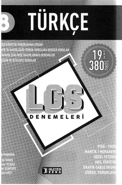 TÜRKÇE 19 DENEME LGS DENEMELERİ FotokoPink