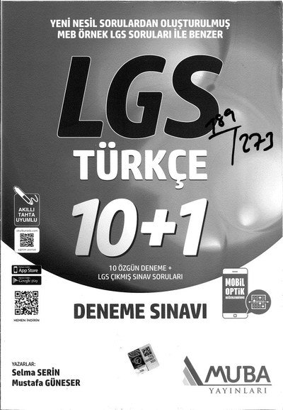 LGS TÜRKÇE 10+1 DENEME SINAVI