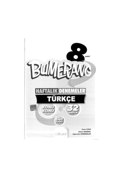 BUMARENG HAFTALIK DENEMELER TÜRKÇE 32 HAFTA FotokoPink