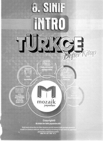 İNTRO TÜRKÇE DEFTER KİTAP FotokoPink