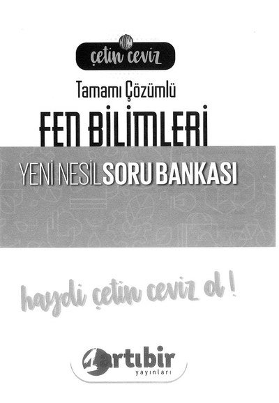 TAMAMI ÇÖZÜMLÜ FEN BİLİMLERİ YENİ NESİL SORU BANKASI FotokoPink
