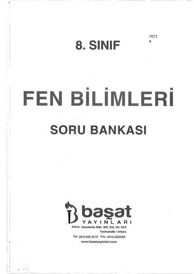 FEN BİLİMLERİ SORU BANKASI FotokoPink