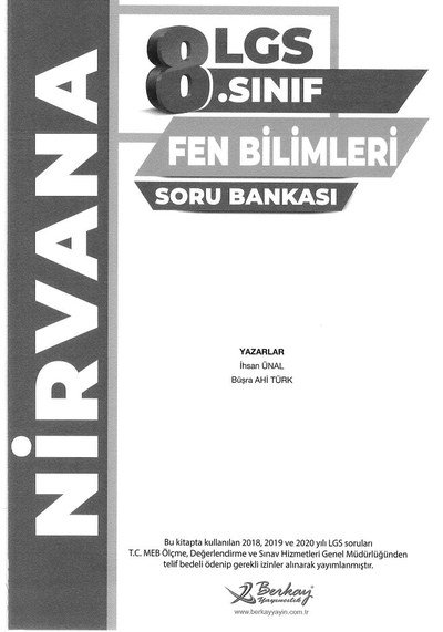 FEN BİLİMLERİ SORU BANKASI