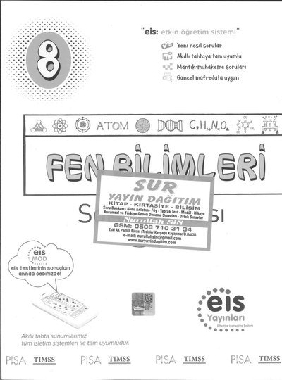 FEN BİLİMLERİ SORU BANKASI FotokoPink