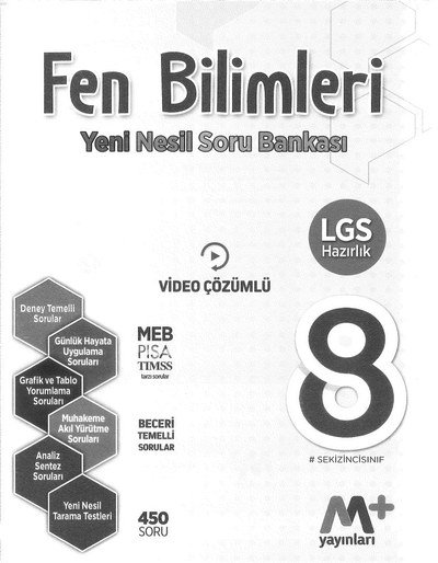 FEN BİLİMLERİ YENİ NESİL SORU BANKASI FotokoPink
