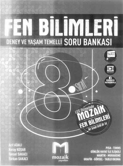FEN BİLİMLERİ DENEY VE YAŞAM TEMELLİ SORU BANKASI FotokoPink