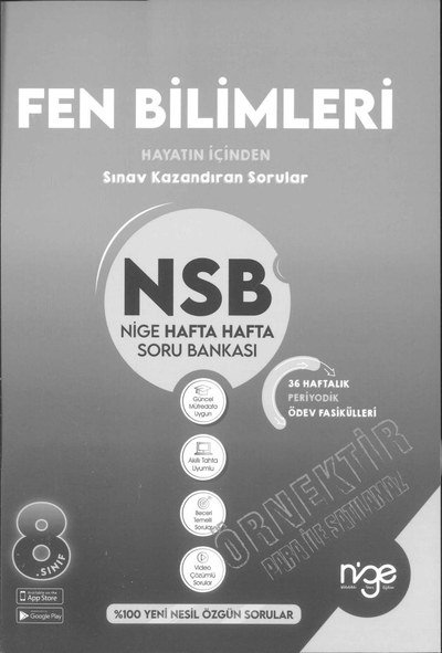 FEN BİLİMLERİ NSB HAFTA HAFTA SORU BANKASI FotokoPink
