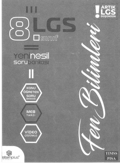 LGS YENİ NESİL SORU BANKASI FEN BİLİMLERİ FotokoPink