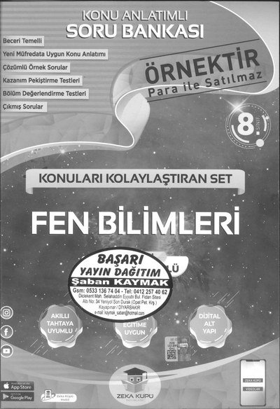 KONU ANLATIMLI SORU BANKASI FEN BİLİMLERİ