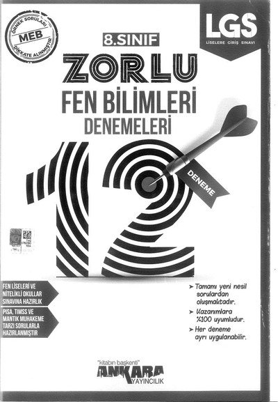 ZORLU FEN BİLİMLERİ DENEMELERİ