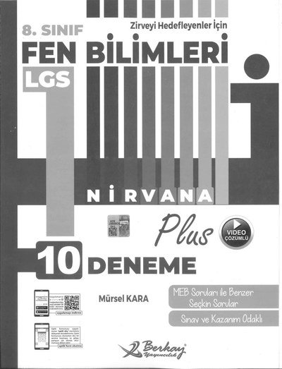FEN BİLİMLERİ LGS NİRVANA 10 DENEME FotokoPink