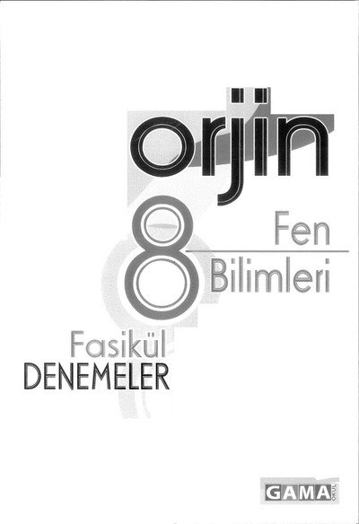 ORJİN FEN BİLİMLERİ FASİKÜL DENEMELER