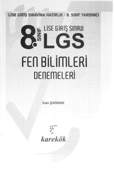 LGS FEN BİLİMLERİ DENEMELERİ FotokoPink