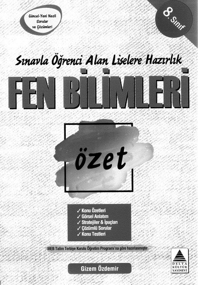 FEN BİLİMLERİ ÖZET