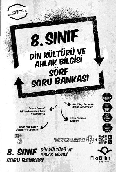 DİN KÜLTÜRÜ VE AHLAK BİLGİSİ SÖRF SORU BANKASI FotokoPink