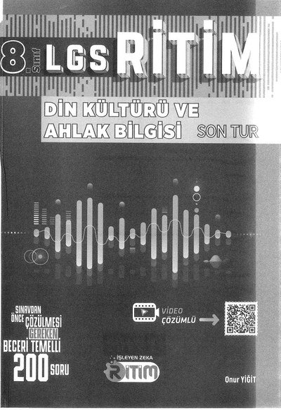 LGS RİTİM DİN KÜLTÜRÜ VE AHLAK BİLGİSİ SON TUR FotokoPink