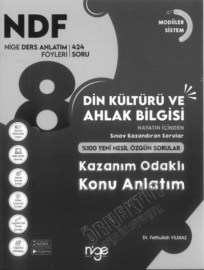 DİN KÜLTÜRÜ VE AHLAK BİLGİSİ KAZANIM ODAKLI KONU ANLATIM FotokoPink