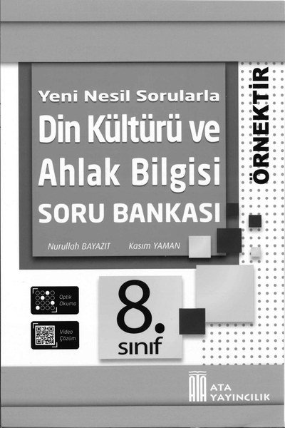 DİN KÜLTÜRÜ VE AHLAK BİLGİSİ SORU BANKASI FotokoPink