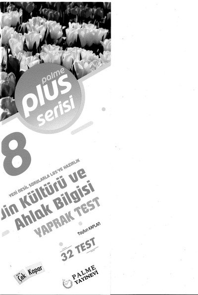 DİN KÜLTÜRÜ VE AHLAK BİLGİSİ YAPRAK TEST FotokoPink