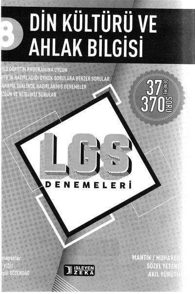 DİN KÜLTÜRÜ VE AHLAK BİLGİSİ LGS DENEMELERİ FotokoPink