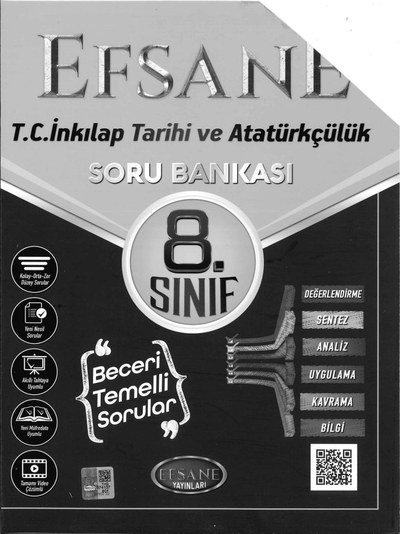 EFSANE T.C. İNKILAP TARİHİ VE ATATÜRKÇÜLÜK SORU BANKASI FotokoPink