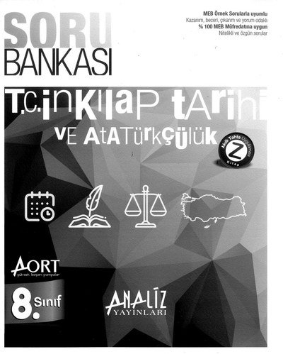 T.C. İNKILAP TARİHİ VE ATATÜRKÇÜLÜK SORU BANKASI