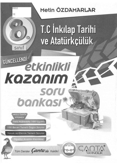 T.C. İNKILAP TARİHİ VE ATATÜRKÇÜLÜK ETKİNLİKLİ KAZANIM SORU BANKASI FotokoPink