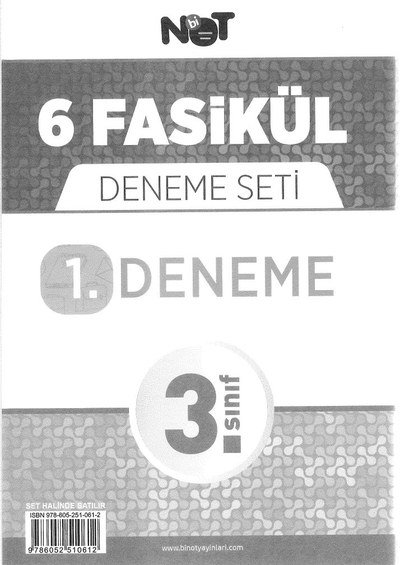 6 FASİKÜL DENEME SETİ FotokoPink