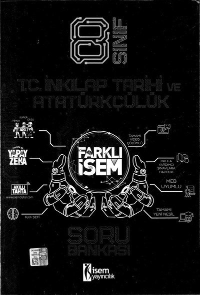 T.C. İNKILAP TARİHİ VE ATATÜRKÇÜLÜK FARKLI İSEM SORU BANKASI