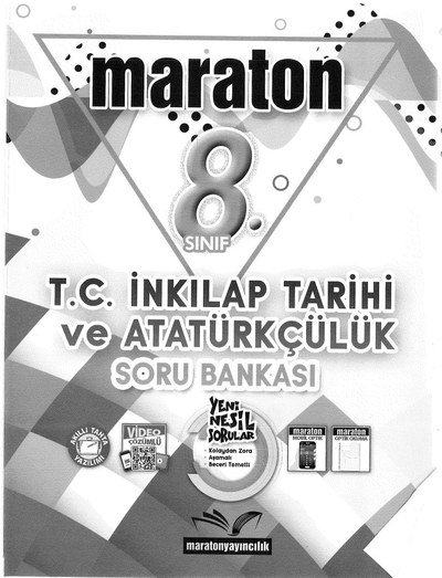 MARATON T.C. İNKILAP TARİHİ VE ATATÜRKÇÜLÜK SORU BANKASI FotokoPink