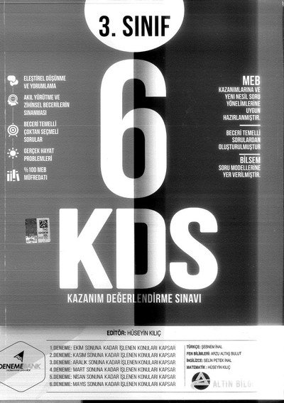 6 KAZANIM DEĞERLENDİRME SINAVI FotokoPink