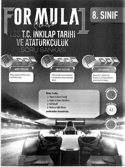 FORMULA LGS T.C. İNKILAP TARİHİ VE ATATÜRKÇÜLÜK SORU BANKASI FotokoPink