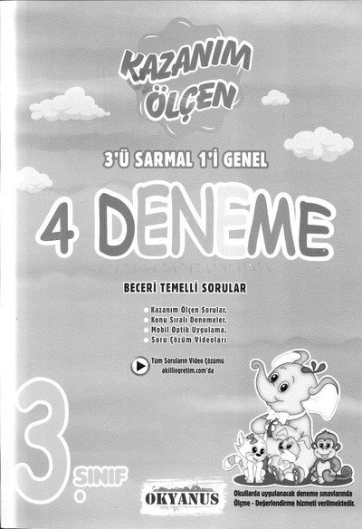 KAZANIM ÖLÇEN 4 DENEME FotokoPink
