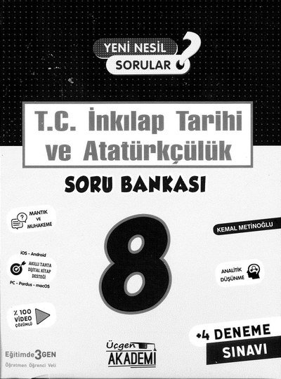 T.C. İNKILAP TARİHİ VE ATATÜRKÇÜLÜK SORU BANKASI FotokoPink