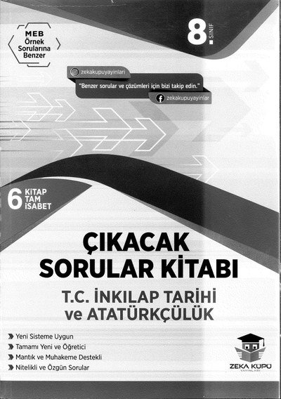 ÇIKACAK SORULAR KİTABI T.C. İNKILAP TARİHİ VE ATATÜRKÇÜLÜK