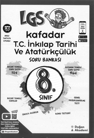 LGS KAFADAR T.C. İNKILAP TARİHİ VE ATATÜRKÇÜLÜK SORU BANKASI FotokoPink