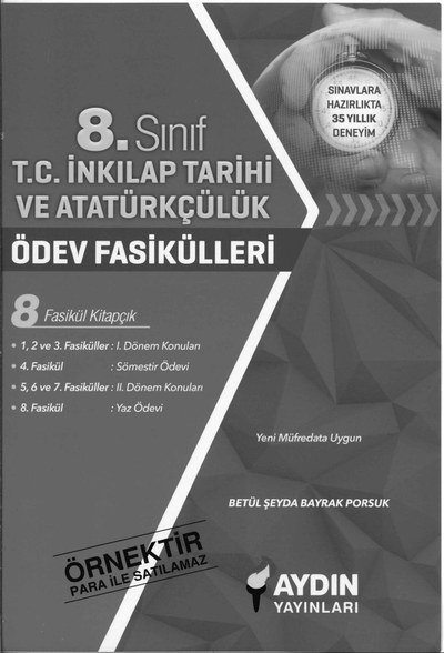 T.C. İNKILAP TARİHİ VE ATATÜRKÇÜLÜK ÖDEV FASİKÜLLERİ