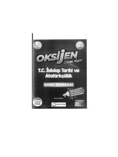 OKSİJEN T.C. İNKILAP TARİHİ VE ATATÜRKÇÜLÜK SORU BANKASI FotokoPink